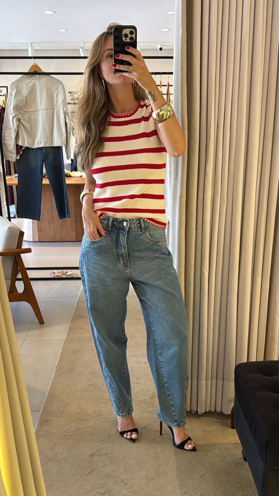 Regata Paula em tricot