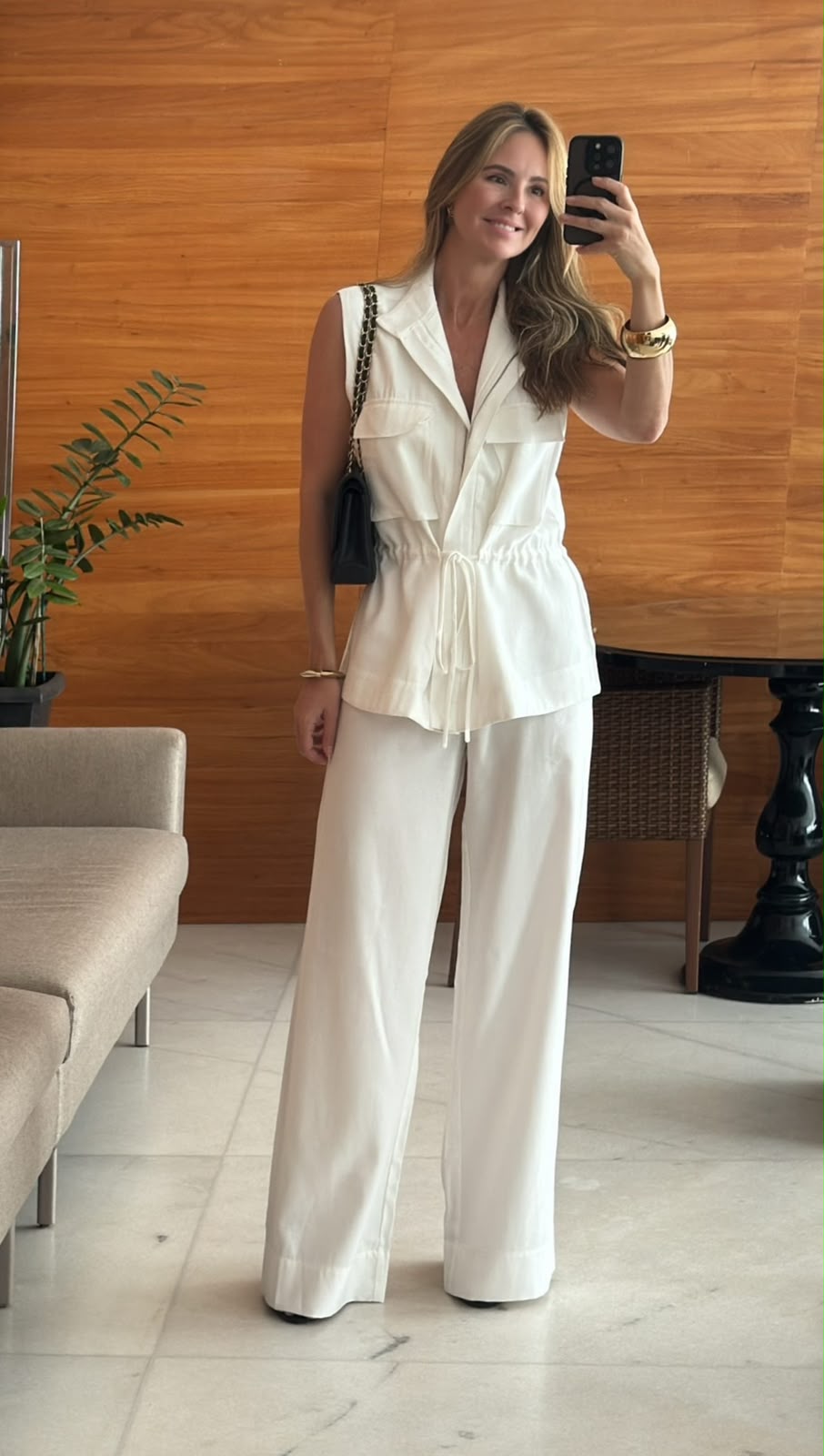 Calça Celine em viscose