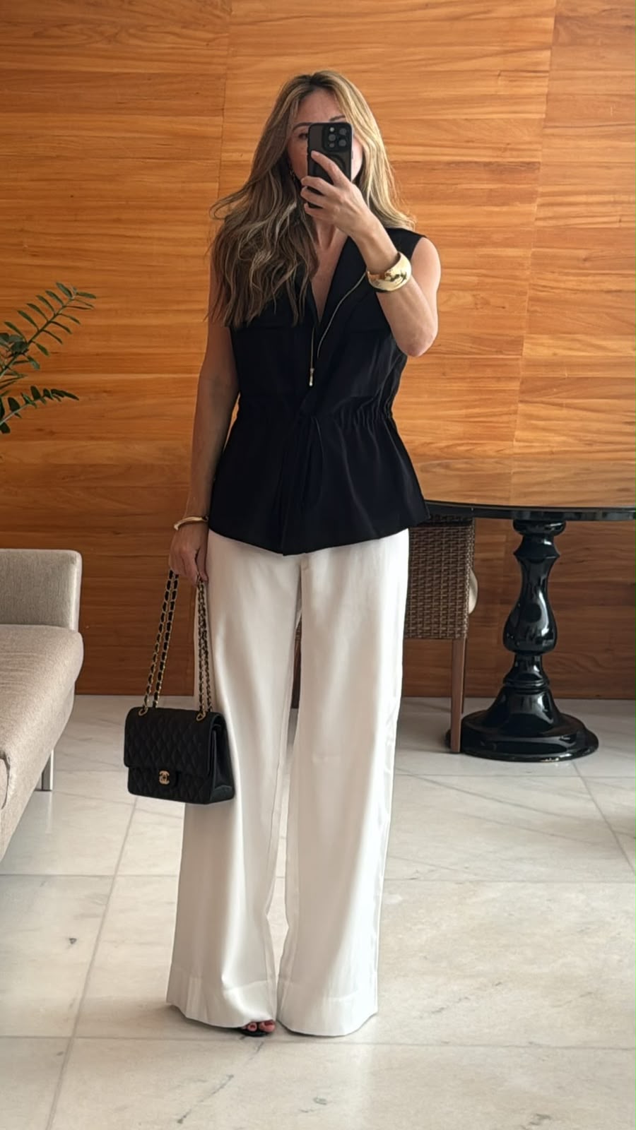 Calça Celine em viscose