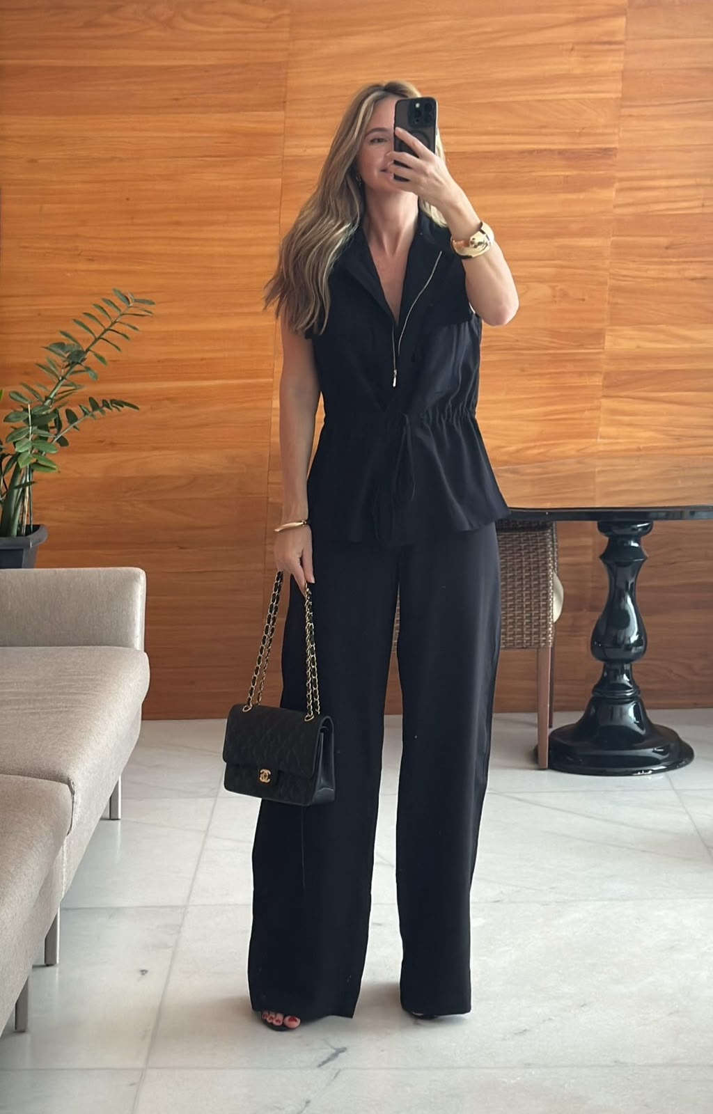 Calça Celine em viscose