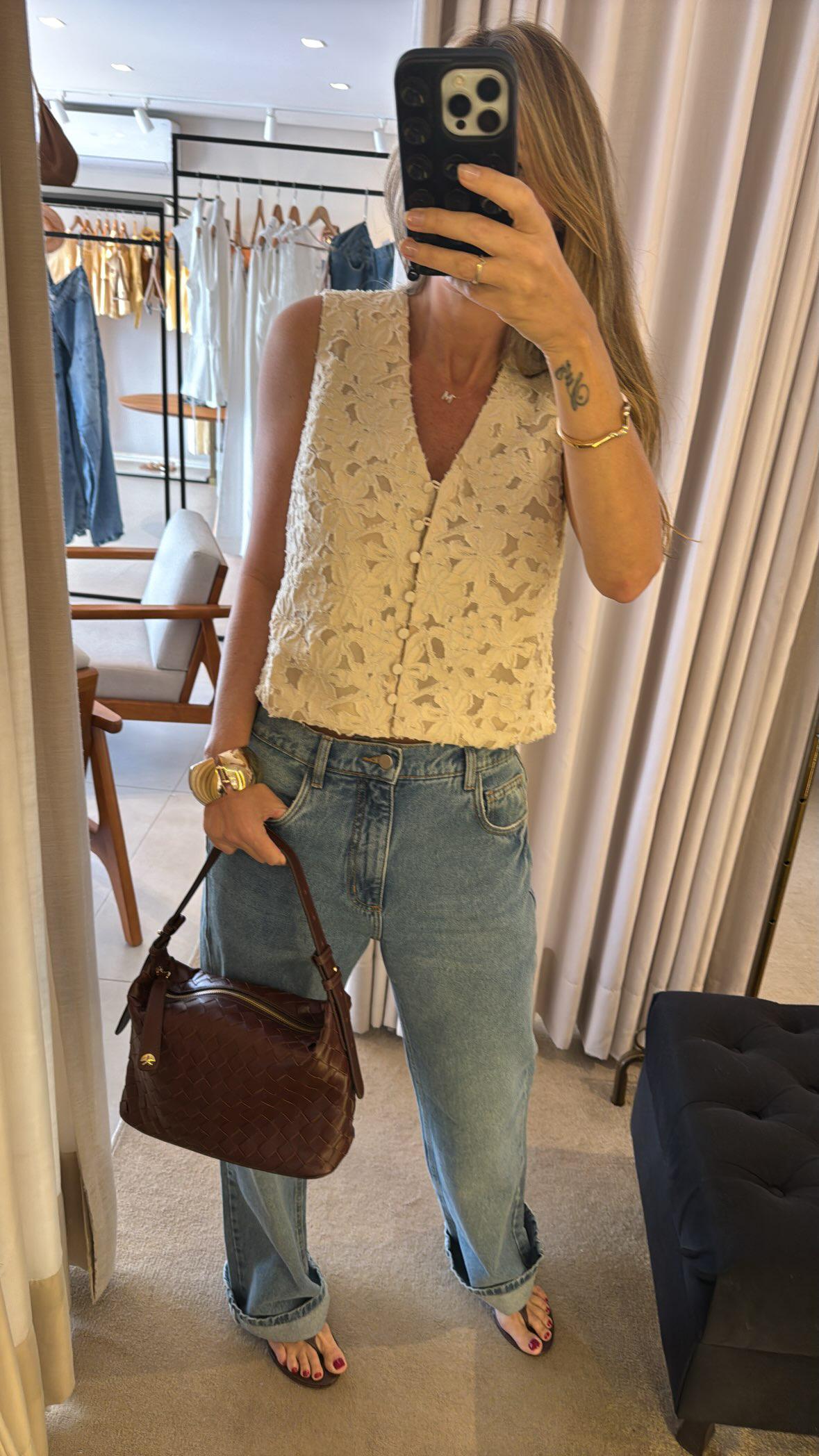 Regata com pence jacquard
