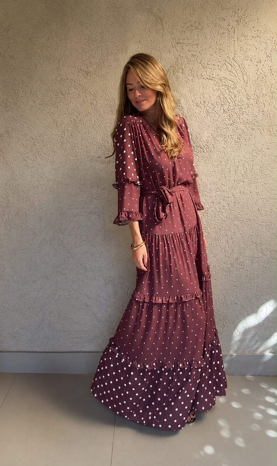 Vestido Ana poa