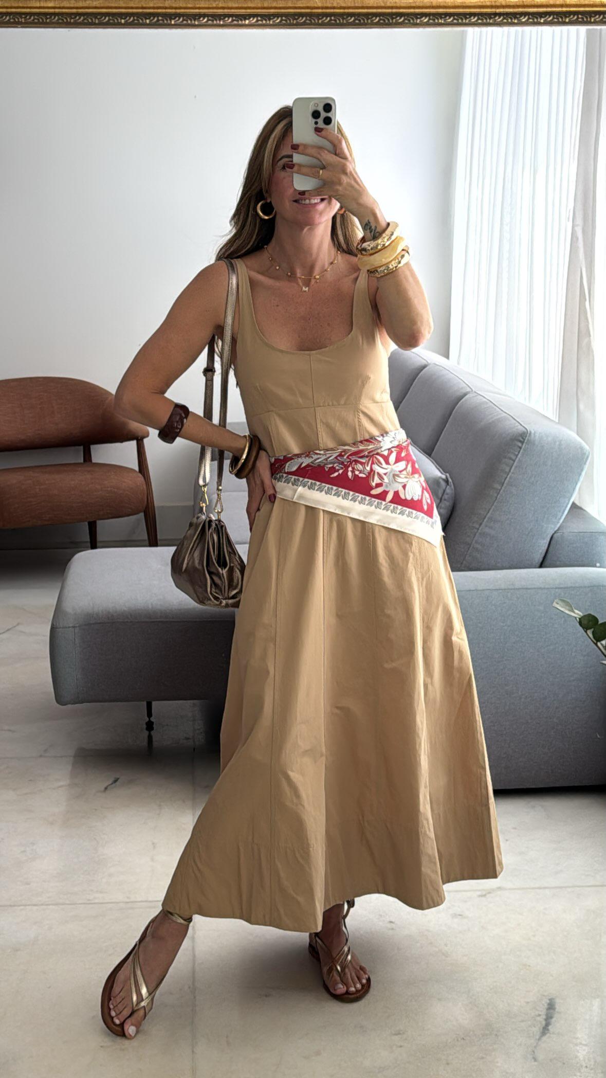 Vestido Isabel midi
