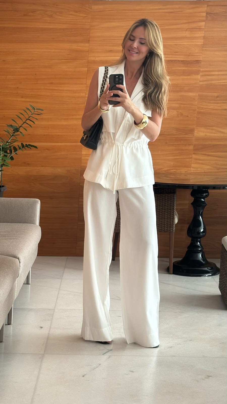 Calça Celine em viscose
