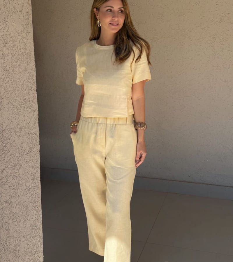 Calça Clarissa 100% linho