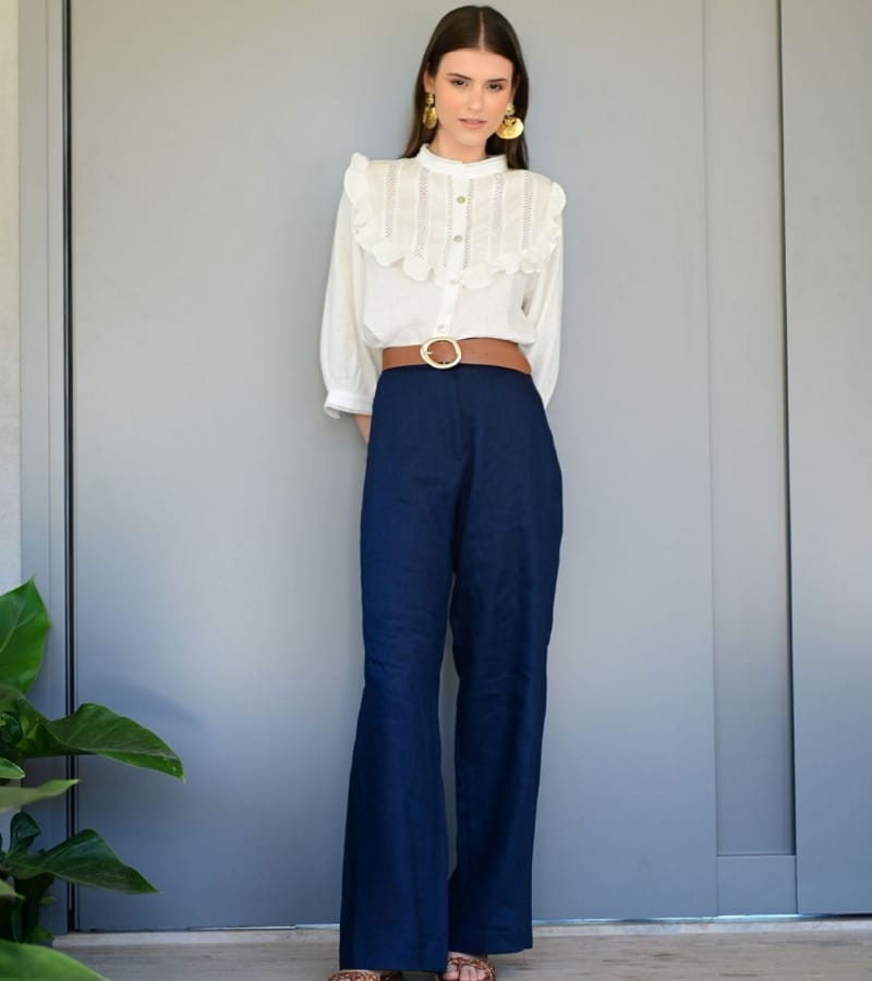 Calça Isabela 100% linho