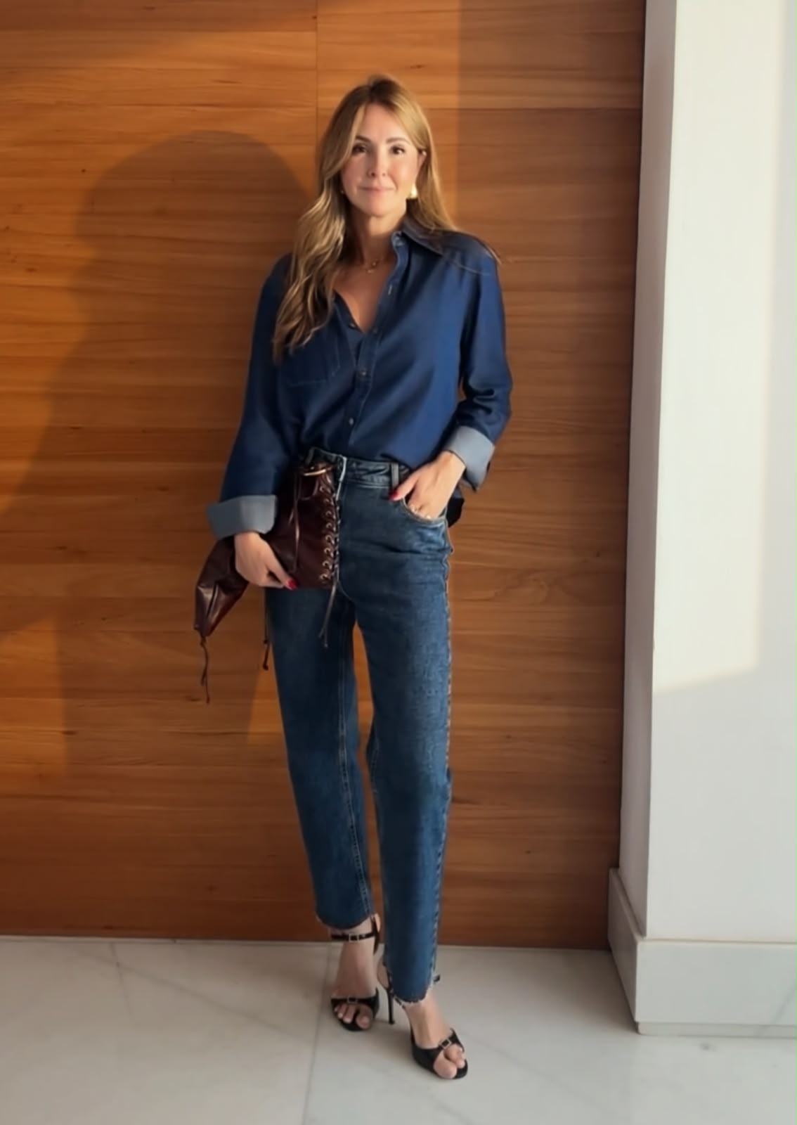 Camisa Fiore jeans