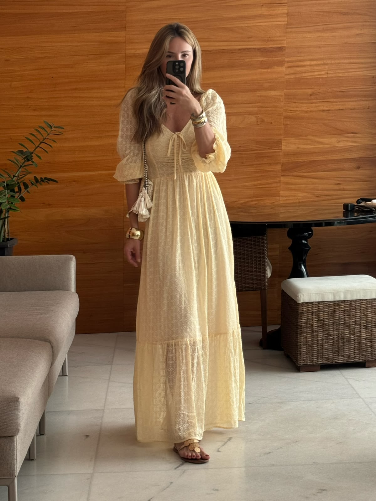 Vestido Aurea texturizado